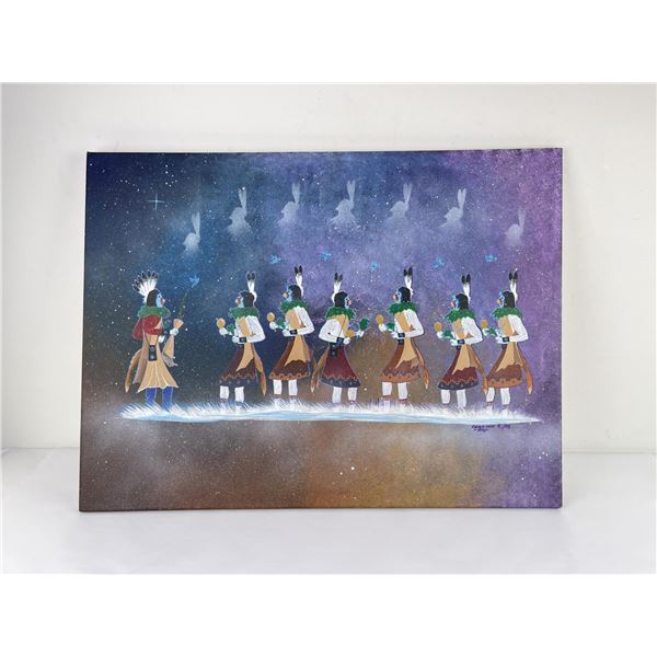 Everett White Navajo Indian Kachina Painting