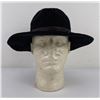 Image 1 : Navy Blue Linen Cowboy Hat