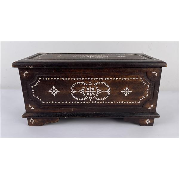 India Bone Inlay Trinket Box