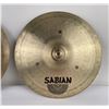 Image 3 : Pair of Sabian Cymbals 14" AAX Fast Hats