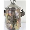 Image 2 : Antique Silver Plate Samovar Coffee Pot