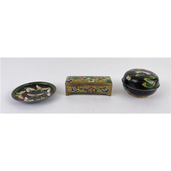 Collection of Antique Chinese Cloisonne