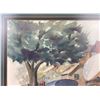 Image 2 : Mid Century Boat Watercolor Painting