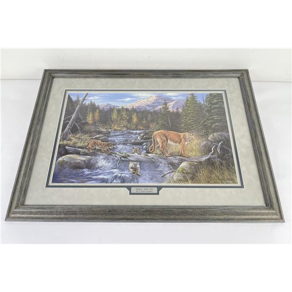 Nadine Pickthorn Slippery When Wet Signed Print
