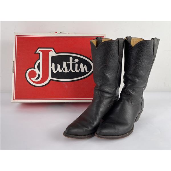 Justin Buffalo Calf Cowboy Boots