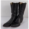 Image 2 : Justin Buffalo Calf Cowboy Boots