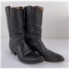 Image 3 : Justin Buffalo Calf Cowboy Boots