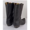 Image 4 : Justin Buffalo Calf Cowboy Boots