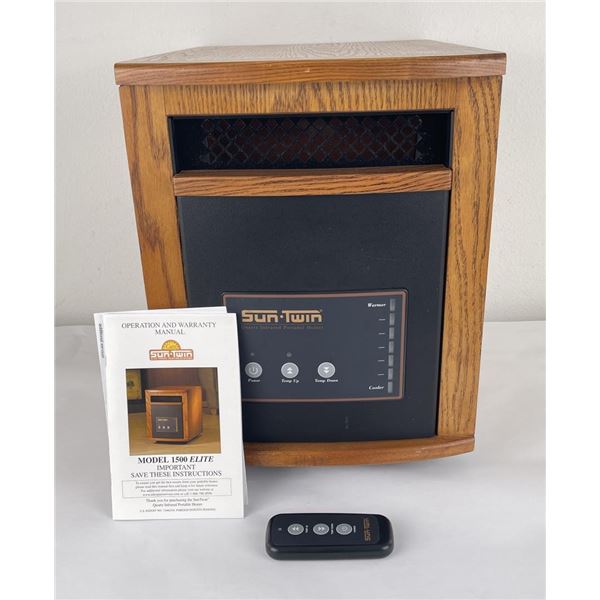 Sun Twin 1500 Elite Infrared Portable Room Heater