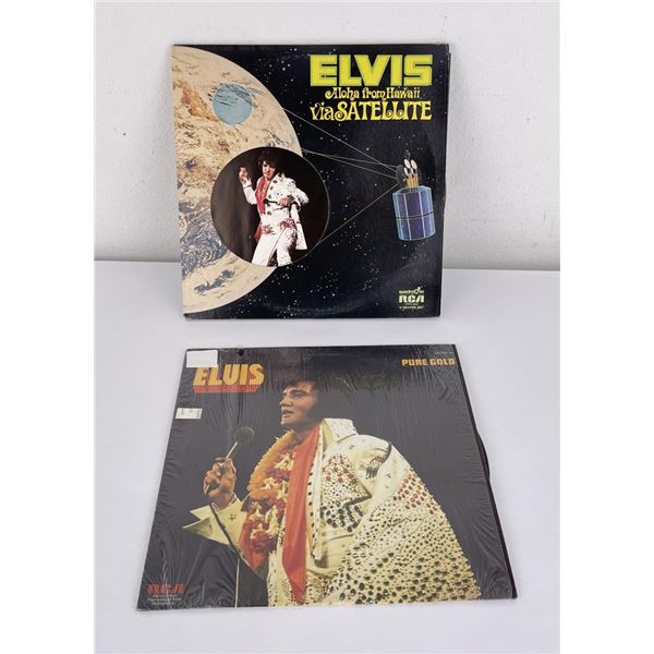 Elvis 33 LP Records Aloha From Hawaii Pure Gold