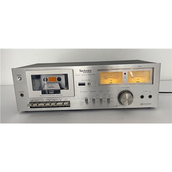 Technics Panasonic Stereo Cassette Deck 616