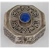 Image 1 : Egyptian Sterling Silver Pill Box