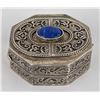 Image 2 : Egyptian Sterling Silver Pill Box