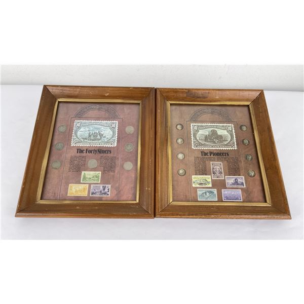 The Pioneers The Forty Niners Framed Coin Sets