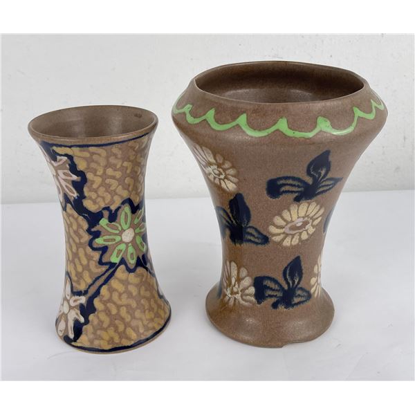 Pair of Art Deco German Pottery Vases