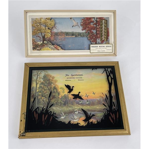 Montana Advertising Calendar Thermometer