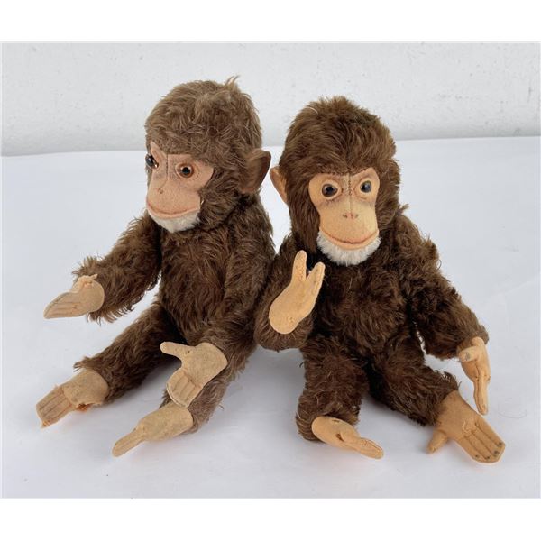 Pair of Antique Steiff Monkey