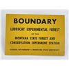 Image 1 : Montana Lubrecht Forest Service Sign