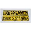 Image 1 : Antique Colorado Ranch No Trespassing Sign