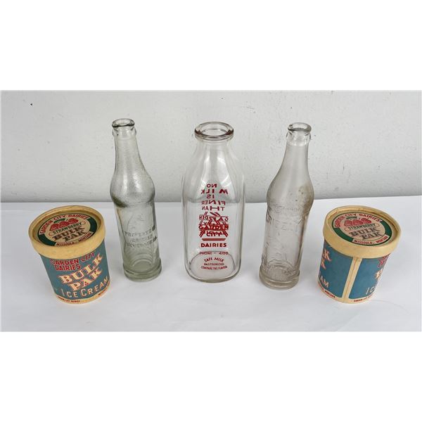 Missoula Montana Soda Milk Bottles