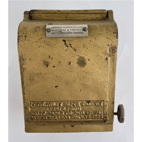 Southern Pacific Railroad Toilet Paper Dispenser