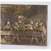 Image 3 : Antique Bronze Last Supper Plaque