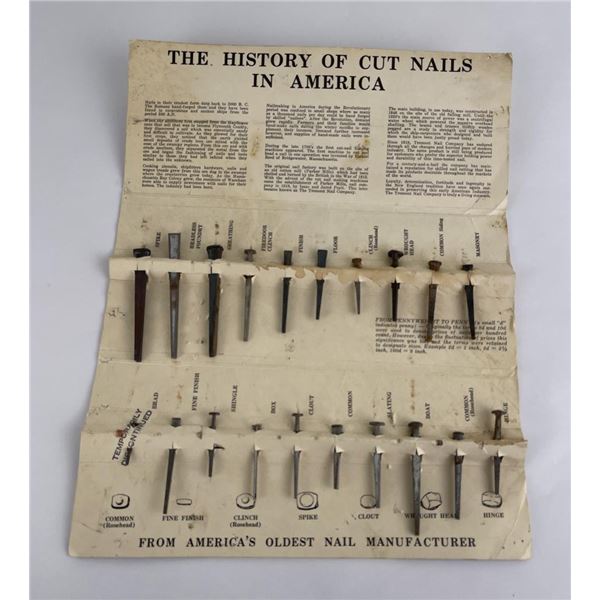 History of Cut Nails in America