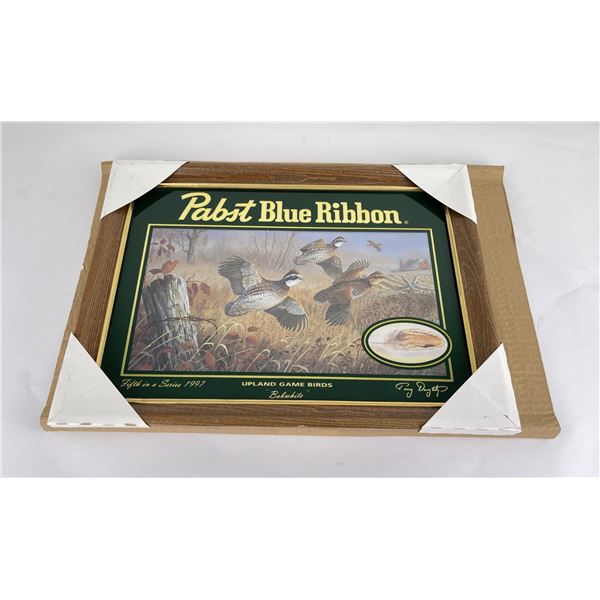 Pabst Blue Ribbon Game Birds Bar Sign