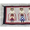 Image 2 : Navajo Indian Yei 3 Figure Dancer Rug