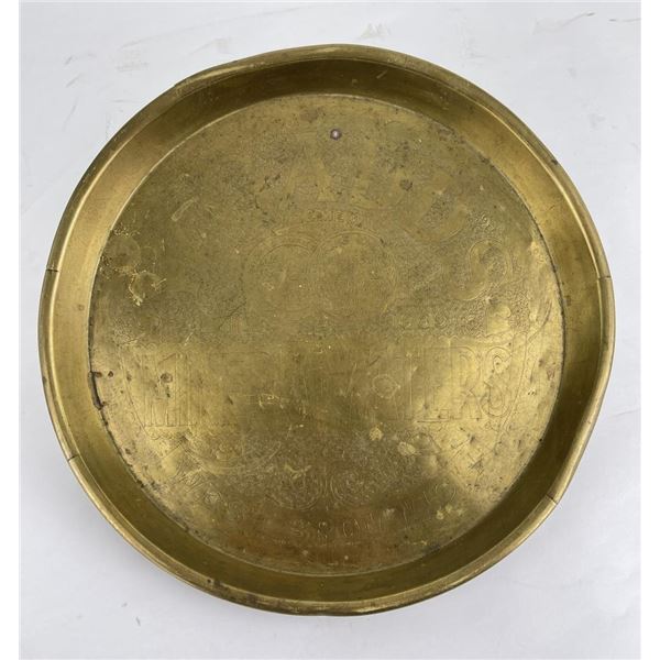 W. Gadd's Mineral Waters Brass Tray