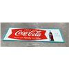 Image 1 : Original Vintage Coca Cola Coke Fishtail Sign