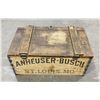 Image 1 : Anheuser Busch Wood Beer Box Crate