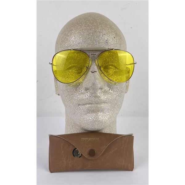 Vintage Bushnell Aviator Shooting Sunglasses