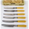 Image 2 : Victorian Sterling Silver Bakelite Knife Set