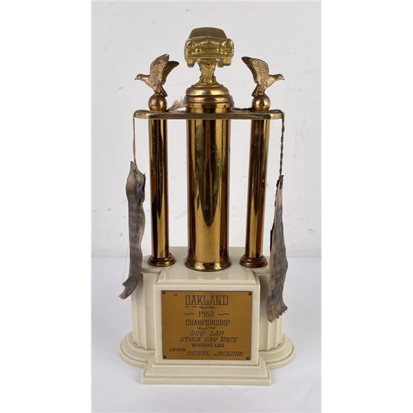 1953 Oakland Stock Car Race Trophy