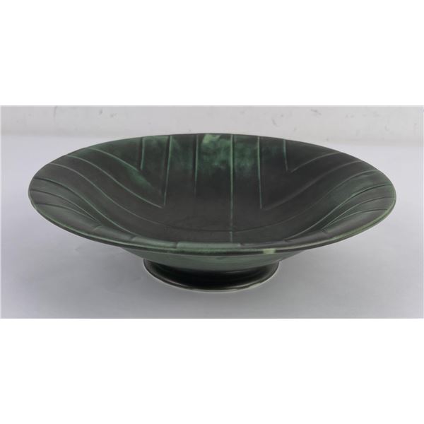 Roesler German Matte Green Porcelain Bowl