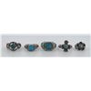 Image 1 : Navajo Sterling Silver Turquoise Rings
