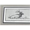 Image 5 : Ace Powell Etching Bull Elk