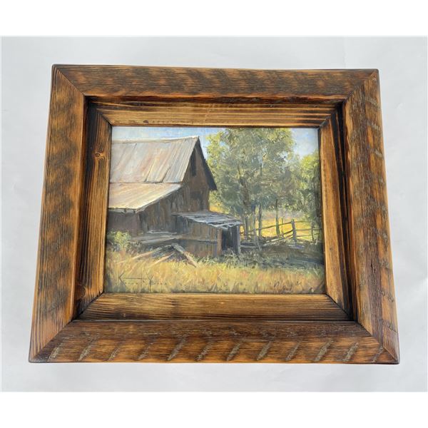 Kenneth Yarus Montana Oil on Board Painting