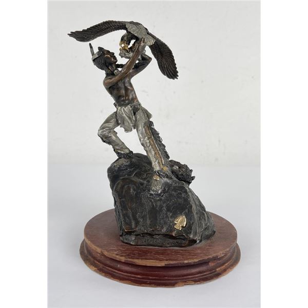 Christopher Pardell Indian Chief Sculpture