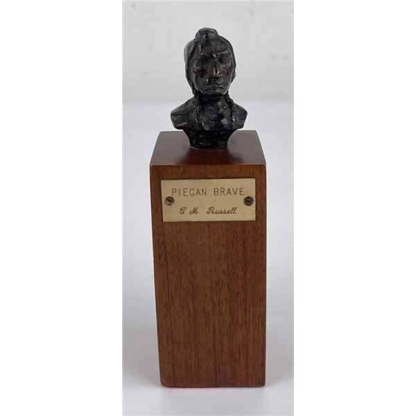 Charles Marion Russell Piegan Brave Bronze
