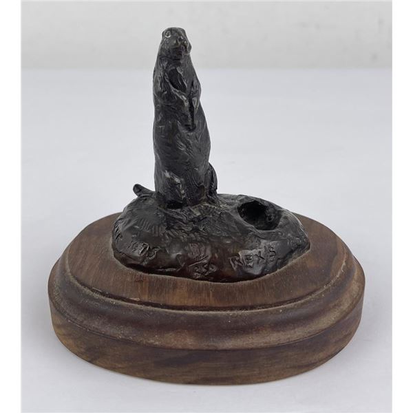 Bob Scriver Rex's Gopher Bronze Montana