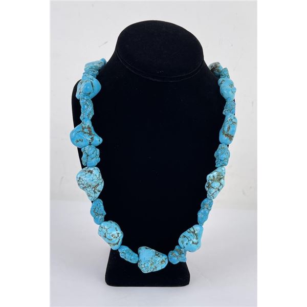 Navajo Turquoise Nugget Necklace