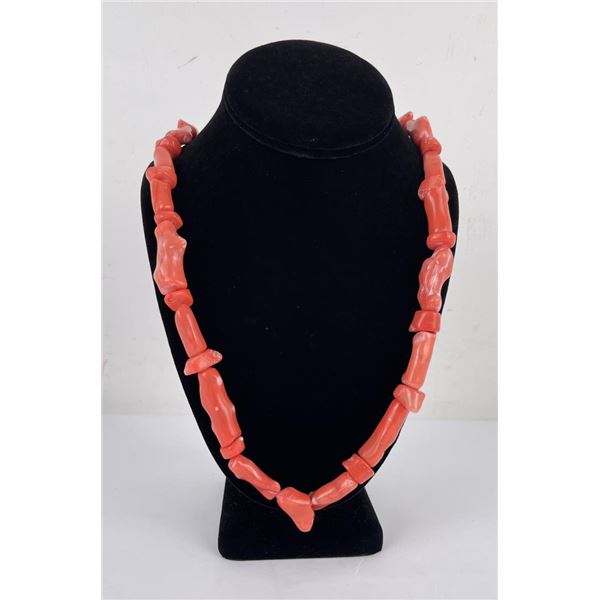 Pink Branch Coral Necklace