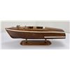 Image 1 : Vintage Wood Pond Speedboat Model
