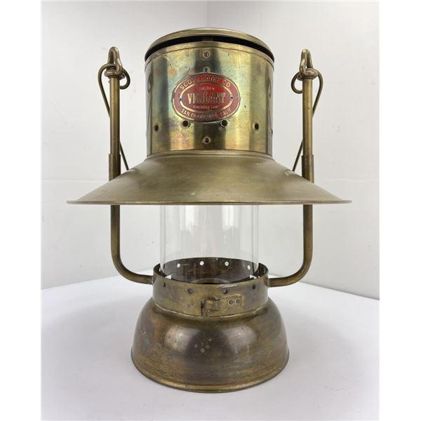 Scott Vigilant Brass Railroad Lamp