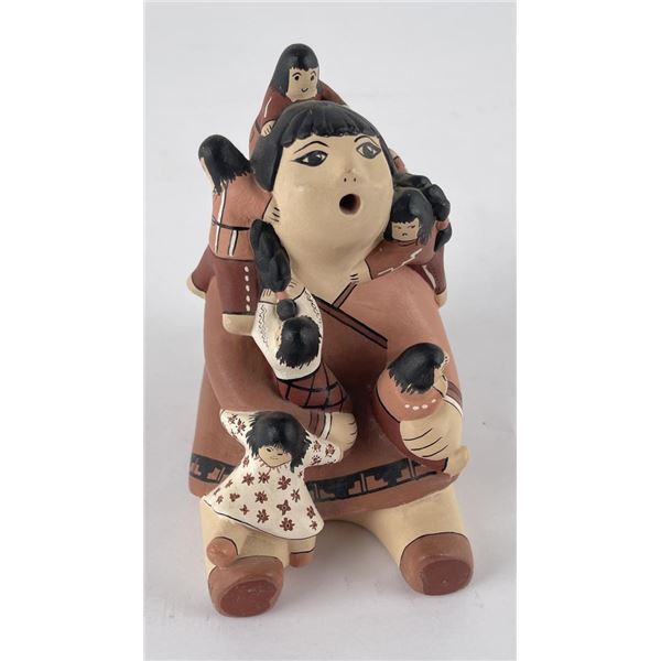 Native American Indian Pottery Story Teller
