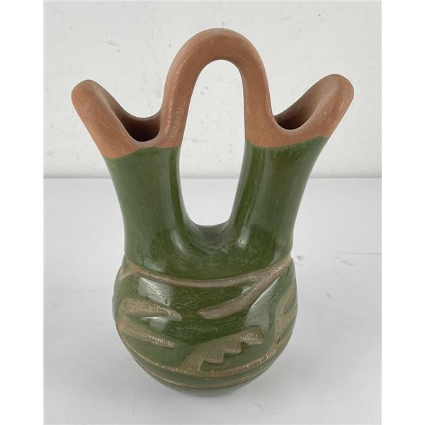 Pueblo Indian Pottery Wedding Vase
