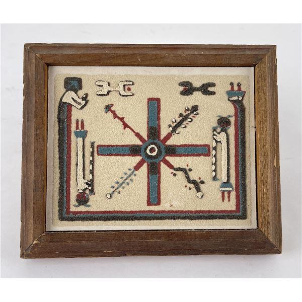 Vintage Indian Sand Painting Arizona
