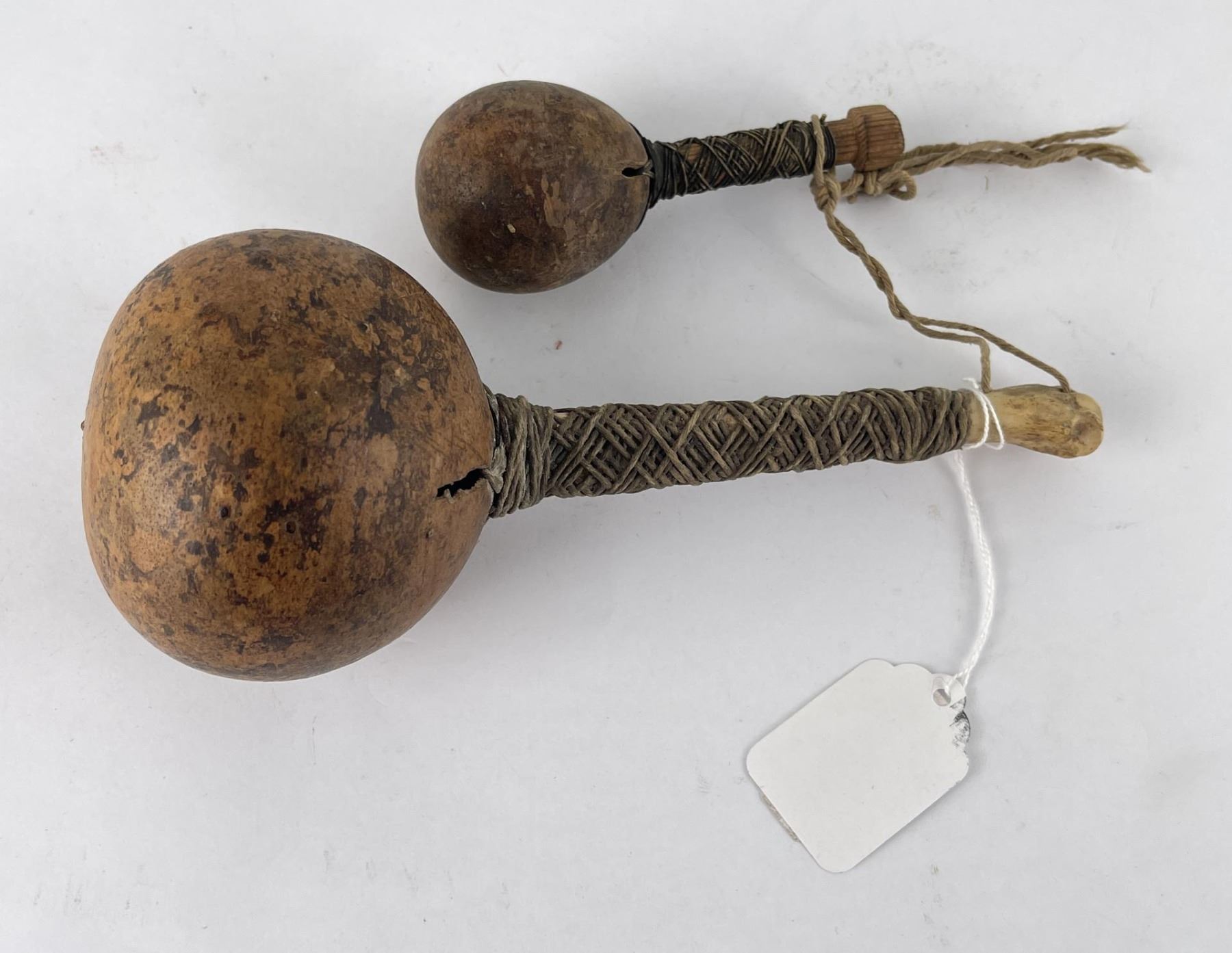 Guard Rattles Antique Hopi Indian Gourd Rattles